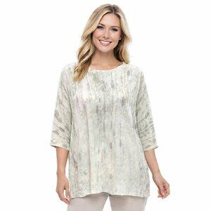 Pure Jill Oversized Top Size MP Linen Blend LW